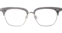 Klls1092 Eyeglasses Transparent Gray Silver