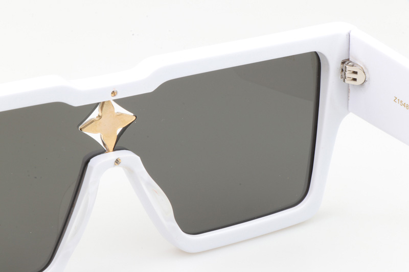 L-V Z1547E Sunglasses In White Grey