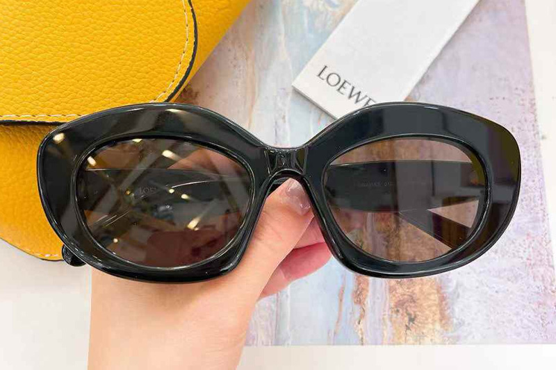 LW40153S Sunglasses Black Brown