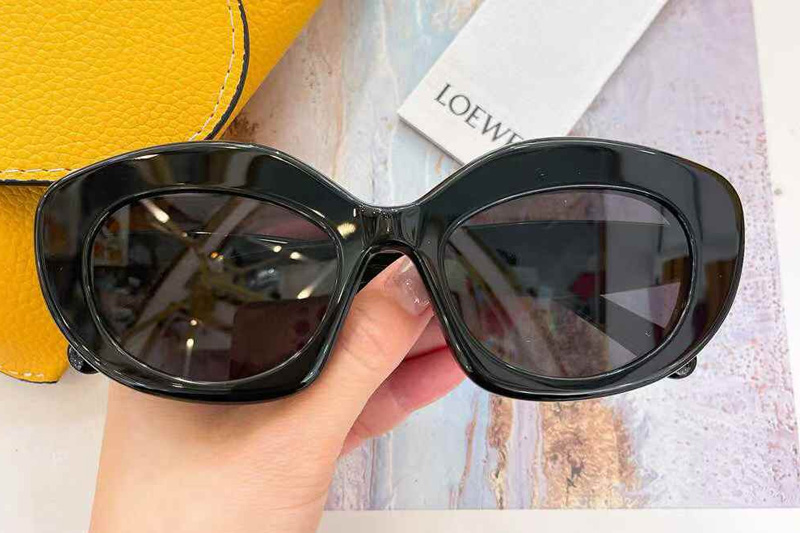 LW40153S Sunglasses Black Gray