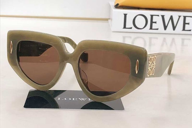 LW40155 Sunglasses Brown Brown