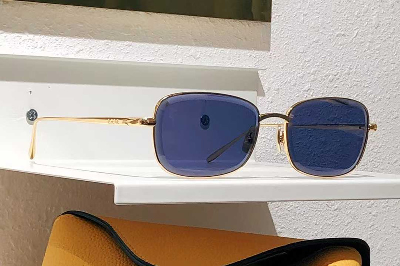 LW40159U Sunglasses Gold Blue