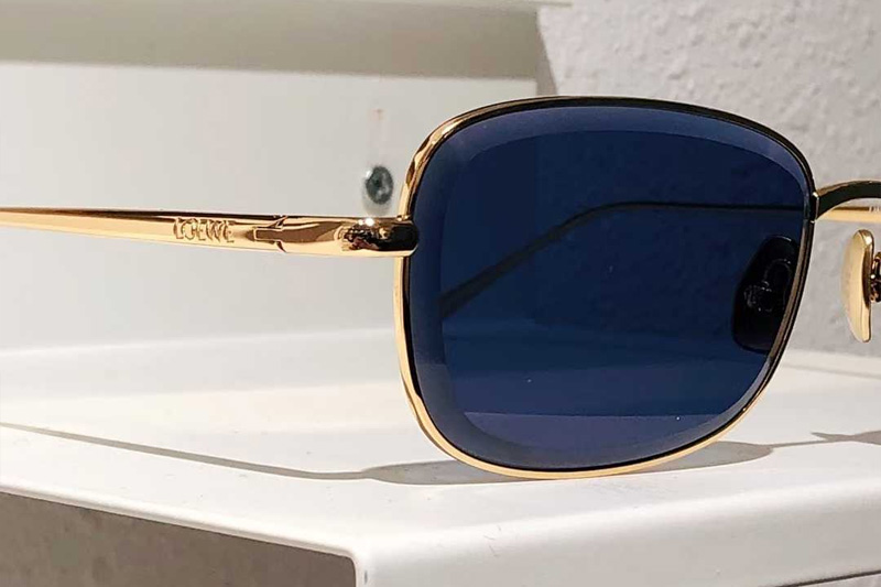 LW40159U Sunglasses Gold Blue