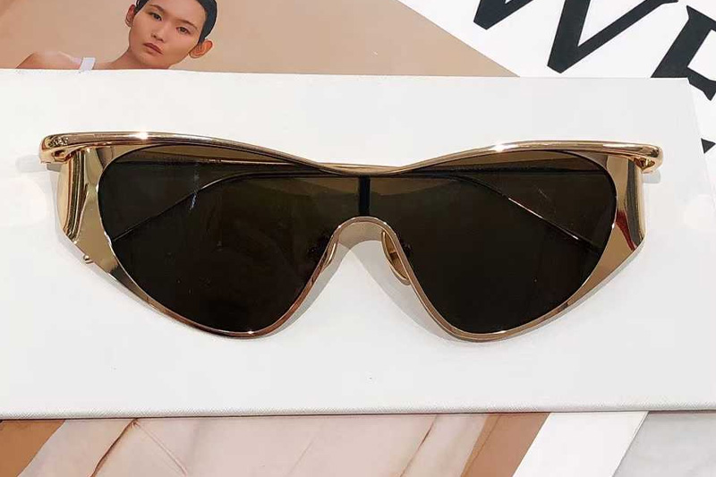 LW40165U Sunglasses Gold Brown