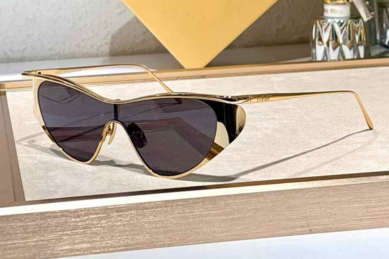 LW40165U Sunglasses Gold Gray