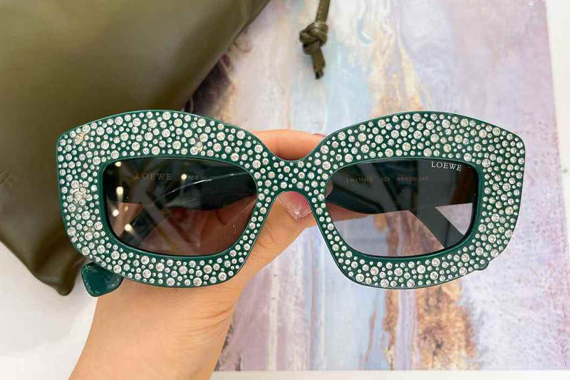 LW4114IS Sunglasses Green Brown