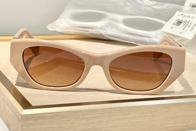 Lady B1I Sunglasses Cream Gradient Brown