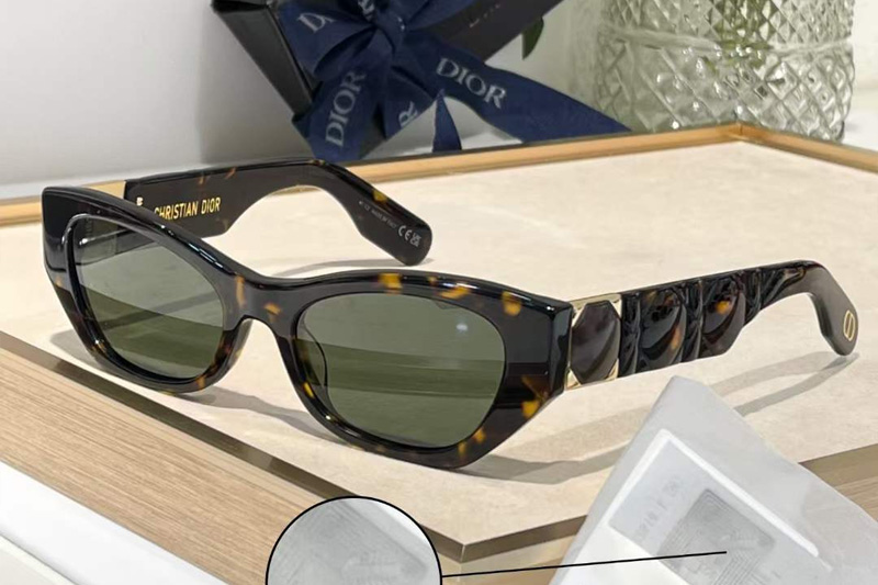 Lady B1I Sunglasses Tortoise Green