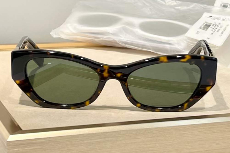 Lady B1I Sunglasses Tortoise Green