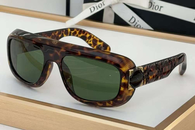 Lady M1I Sunglasses Tortoise Green