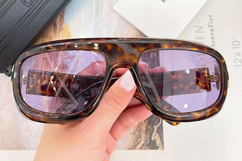 Lady M1I Sunglasses Tortoise Purple