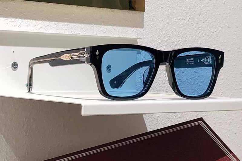 Laramie Sunglasses Black Blue