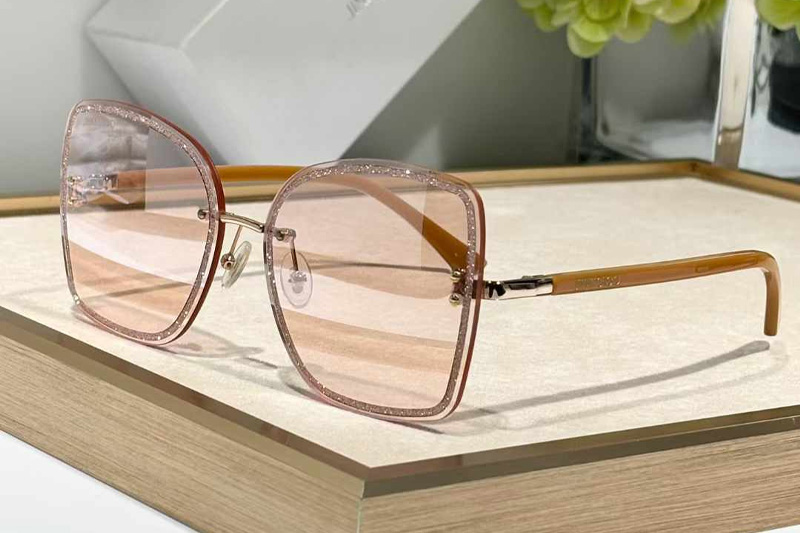 Leti-S Sunglasses Brown Pink