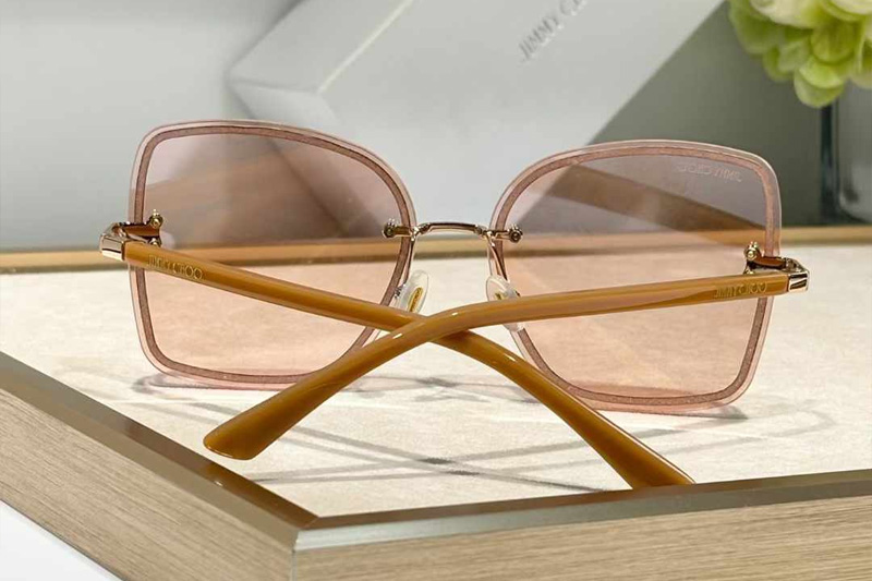 Leti-S Sunglasses Brown Pink