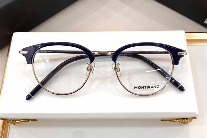 MB0408O Eyeglasses Blue Silver