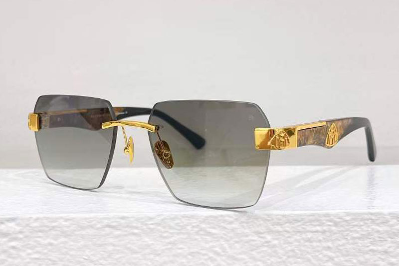 MBH The Magic I Sunglasses Gold Tortoise Gradient Grey