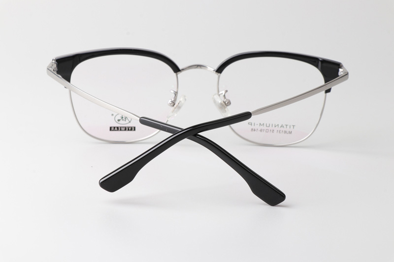 MJ6131 Eyeglasses Black Silver