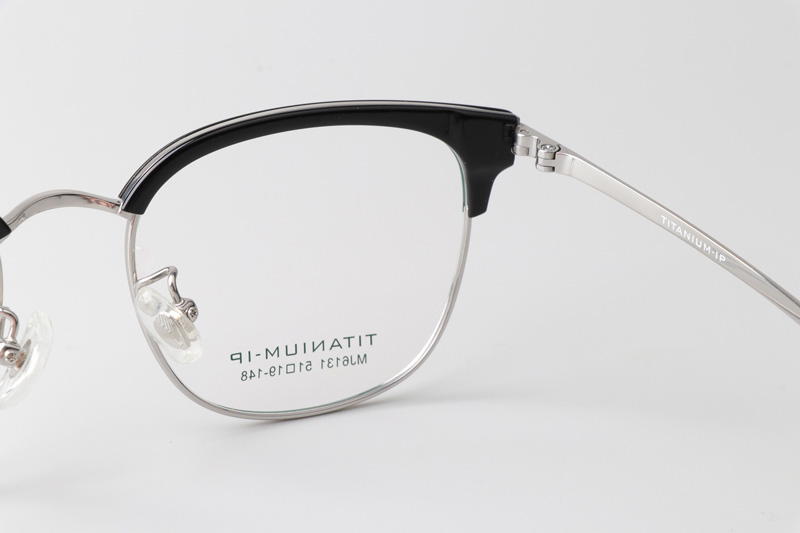 MJ6131 Eyeglasses Black Silver