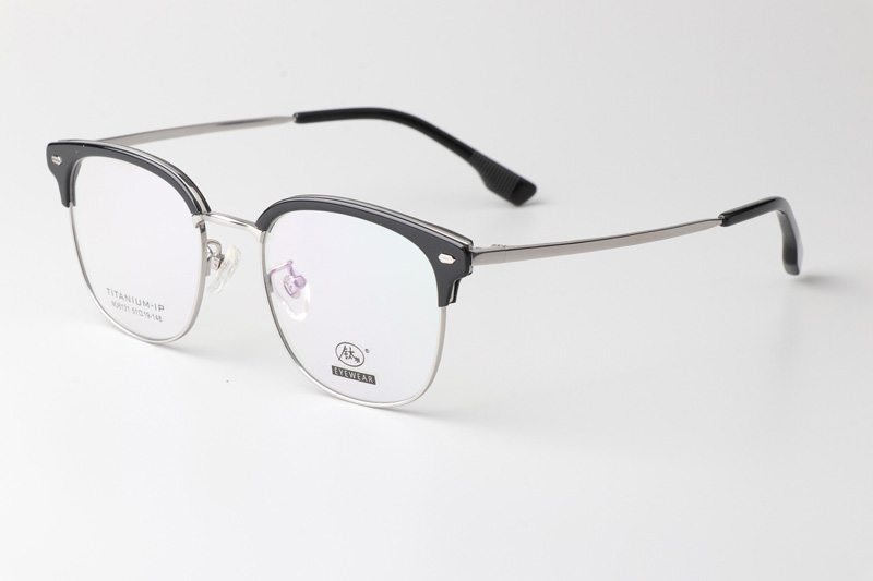 MJ6131 Eyeglasses Black Silver