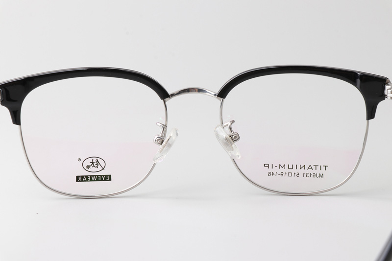 MJ6131 Eyeglasses Black Silver