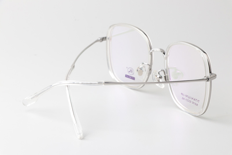 MJ6150 Eyeglasses Clear Silver