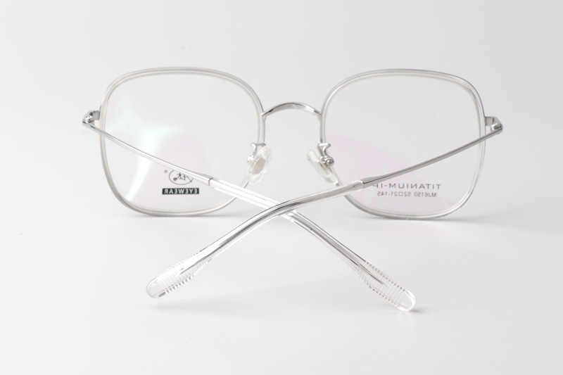 MJ6150 Eyeglasses Clear Silver