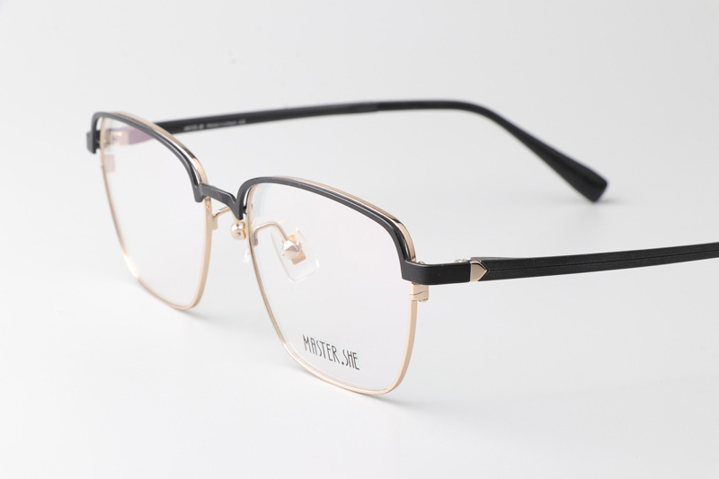 MS1025 Eyeglasses Black Gold