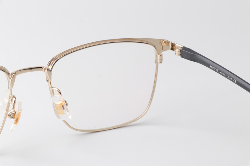 MS1027 Eyeglasses Black Gold