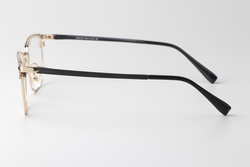 MS1027 Eyeglasses Black Gold