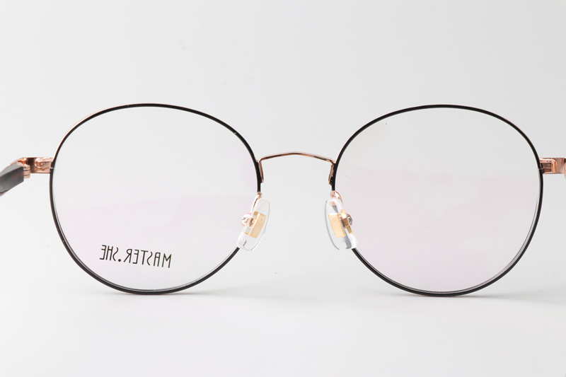 MS1029 Eyeglasses Black Gold Brown