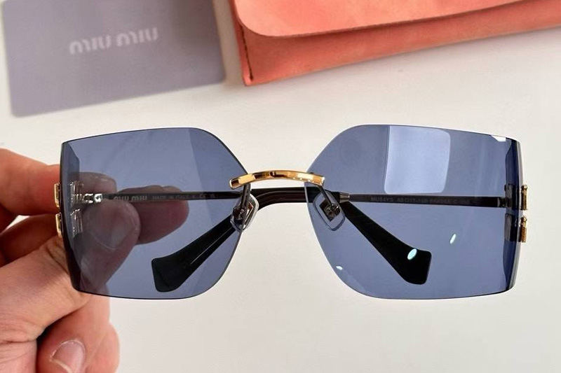 MU54YS Sunglasses Gold Blue