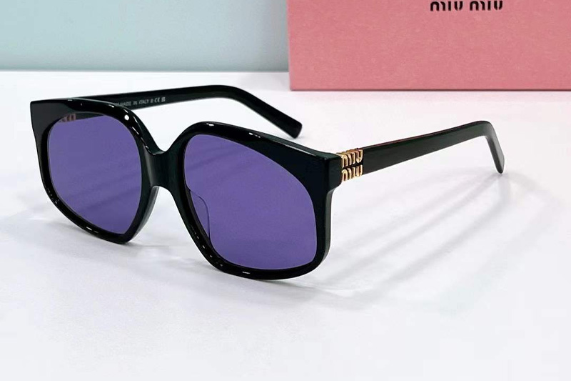 MU80S Sunglasses Black Blue