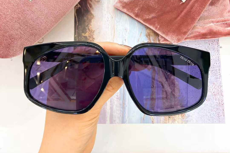 MU80S Sunglasses Black Blue