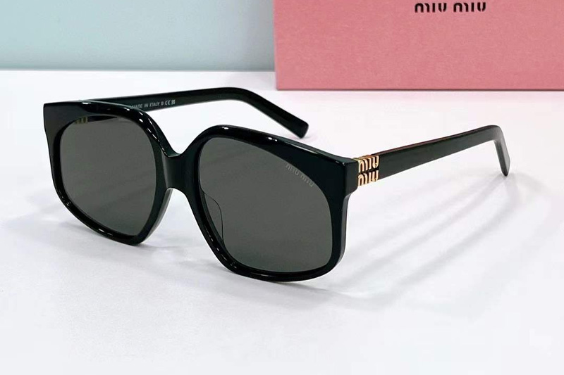 MU80S Sunglasses Black Gray