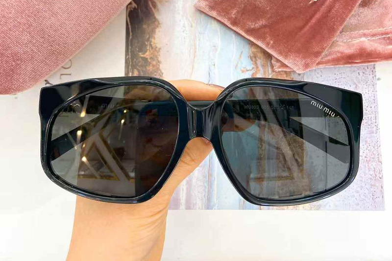 MU80S Sunglasses Black Gray