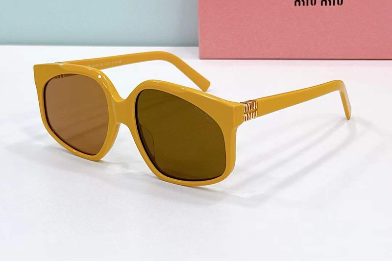 MU80S Sunglasses Yellow Brown