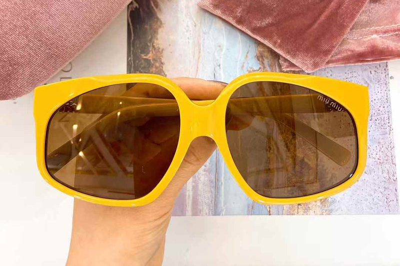 MU80S Sunglasses Yellow Brown