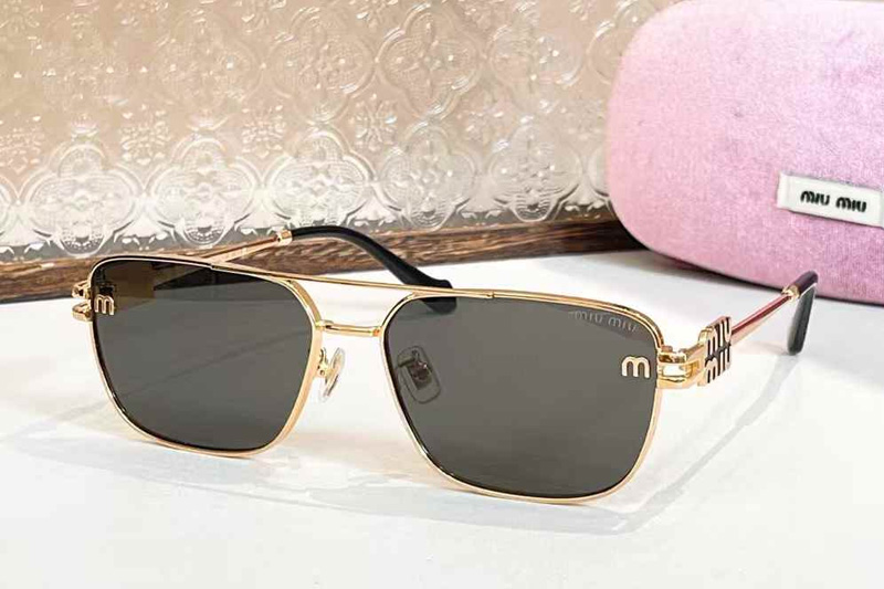 MU90Z Sunglasses Gold Gray