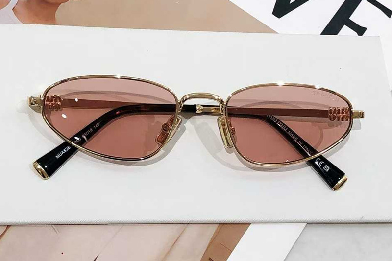 MUA52S Sunglasses Gold Pink