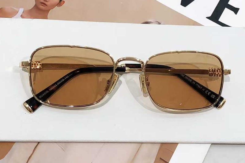 MUA53S Sunglasses Gold Brown