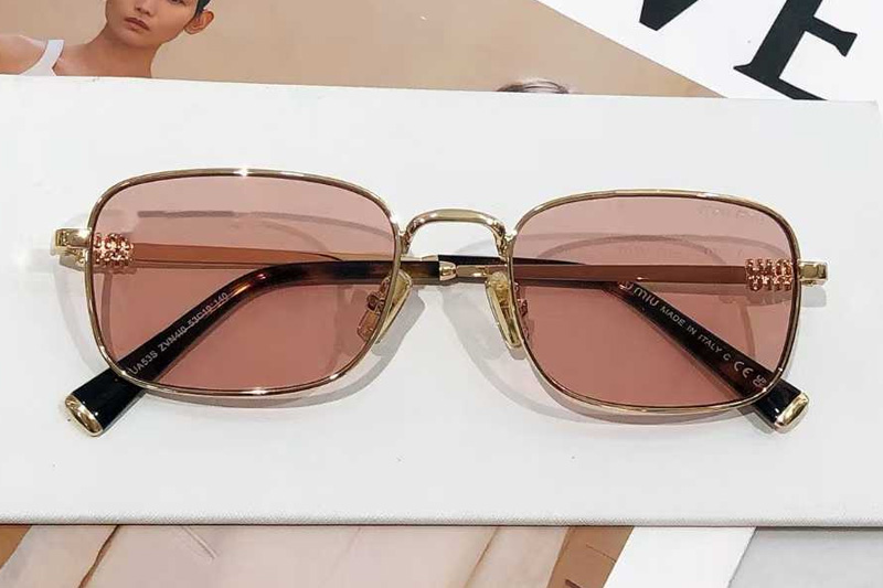 MUA53S Sunglasses Gold Pink