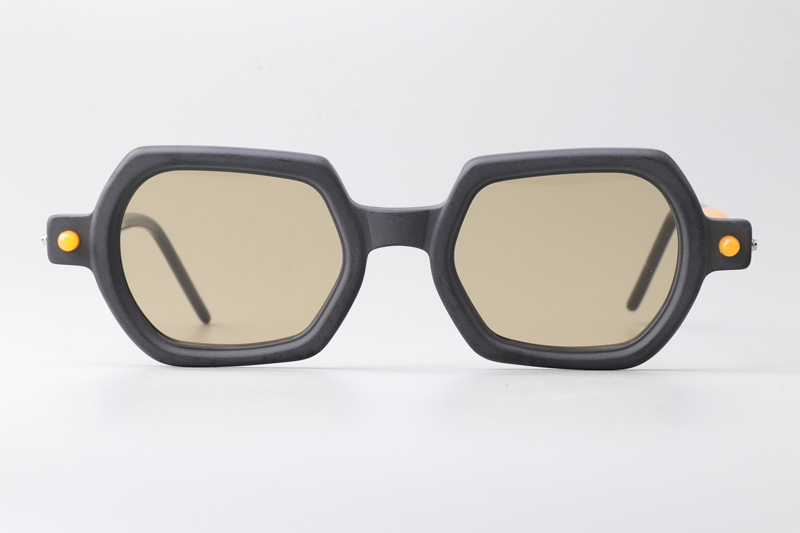 Maske P3 Sunglasses Matte Black Light Brown