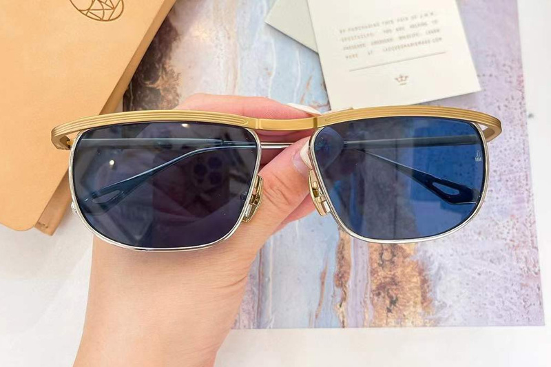 Melville Sunglasses Gold Blue