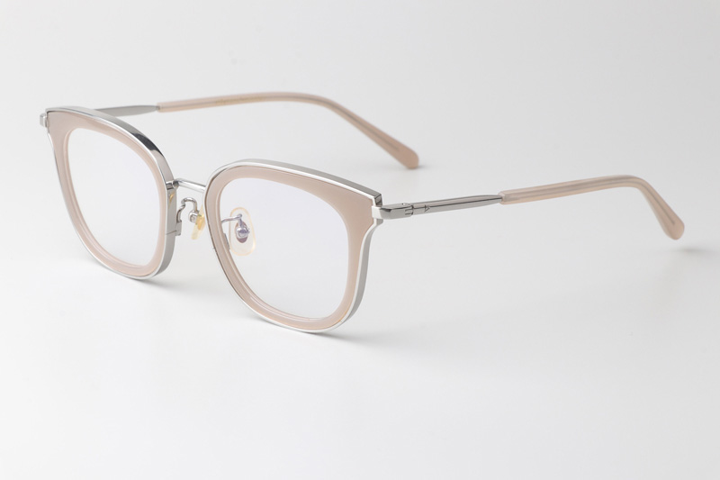 Mont Eyeglasses Pink Silver