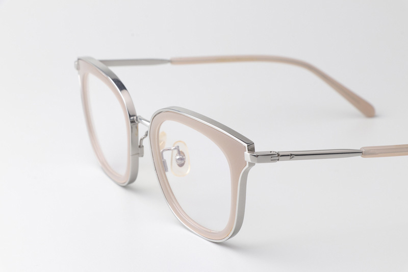 Mont Eyeglasses Pink Silver