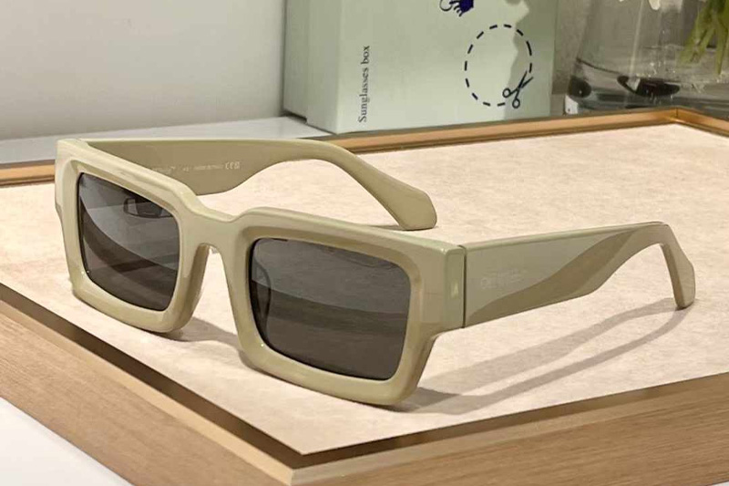 OERI089F Sunglasses Cream Gray