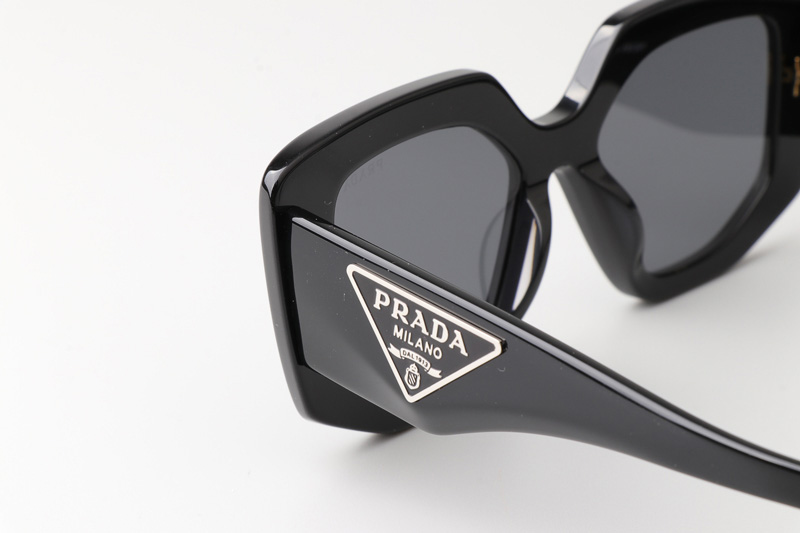 OPR14ZS Sunglasses Black Gray