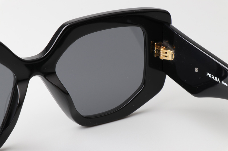 OPR14ZS Sunglasses Black Gray