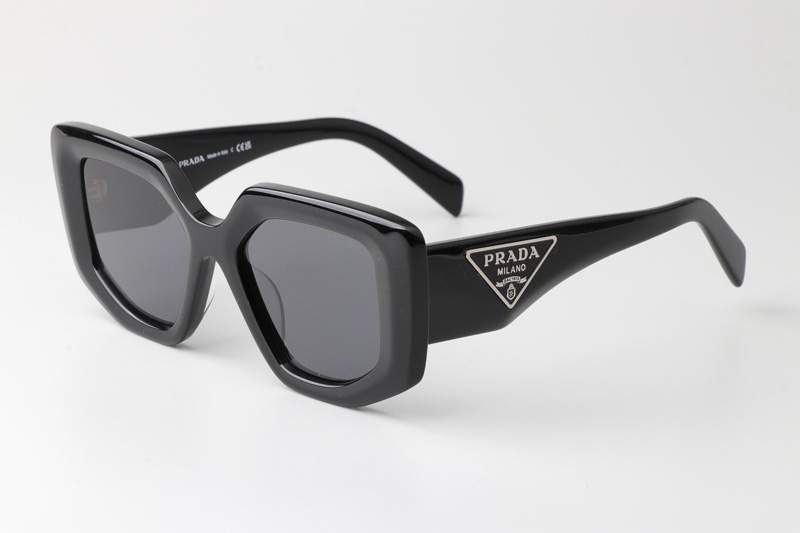 OPR14ZS Sunglasses Black Gray