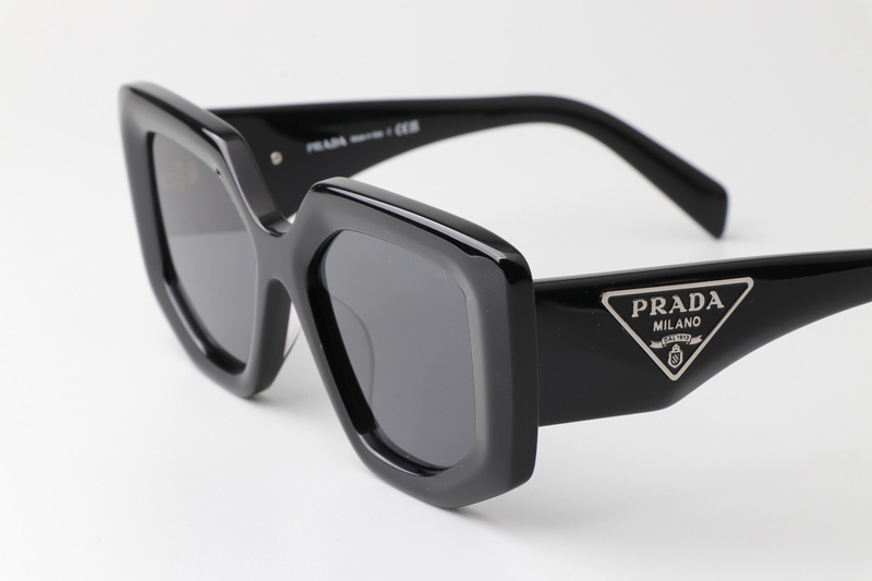 OPR14ZS Sunglasses Black Gray